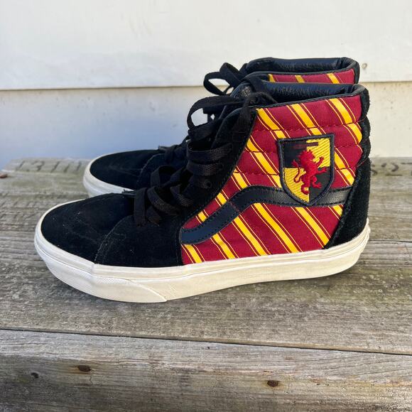 Vans Harry Potter Gryffindor Sk8 Hi Top Sneakers M5.5/W7 - Picture 3 of 8